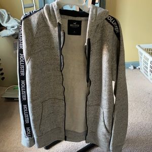 Grey Hollister Jacket for Mens Size Medium